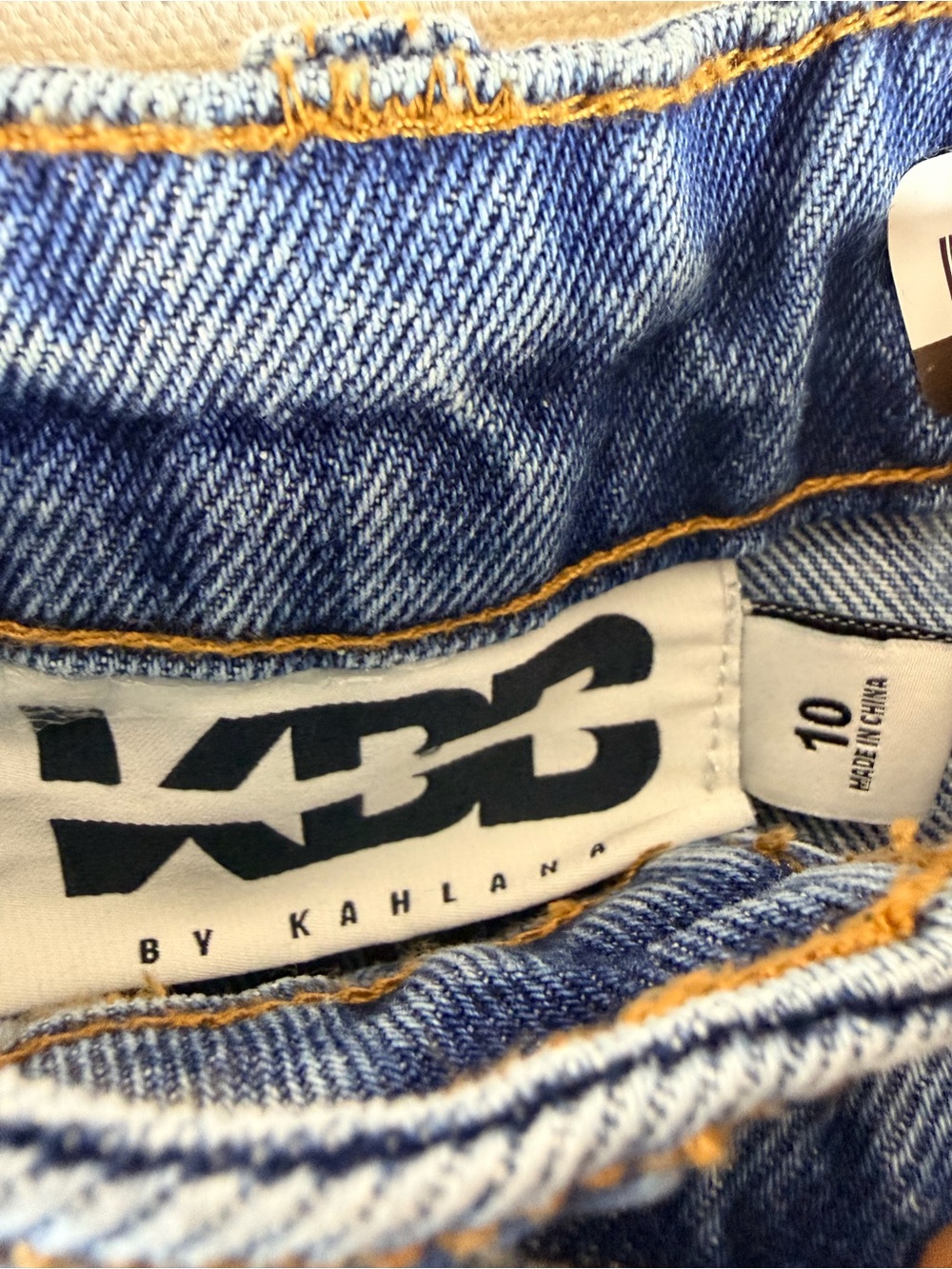KBB by KAHLANA Women's 'The Denim Bermuda Shorts' - Light Wash 10 - Picture 7 of 10